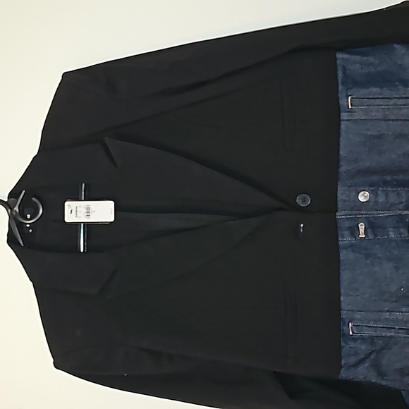 ●●EXPRESS MIXED MEDIA BLAZER SIZE XL NWT●● - Picture 2 of 12